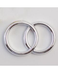 Large plain Silver rings (25 Pack)