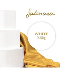  Satinara Luxury Sugar Paste - White (2.5kg) 