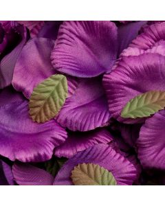 Purple satin rose petals – 175 Pack