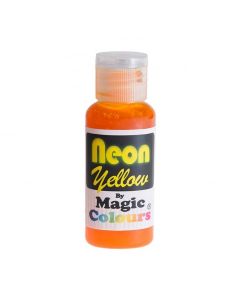 Magic Colours Yellow - Neon Effect Sugarcraft Paste Colour 32g