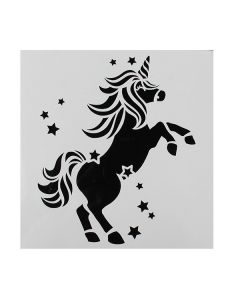 Cake Star Unicorn Stencil