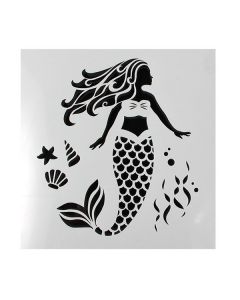 Cake Star Mermaid Stencil
