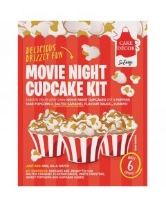 Cake Decor Movie Night Cupcake Kit