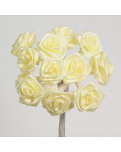Lemon ribbon rose – 144 Pack
