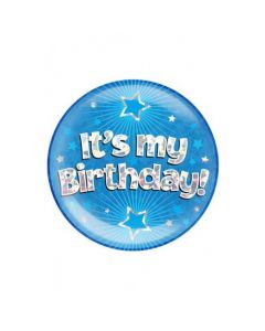 It`s My Birthday Blue - Jumbo Badge