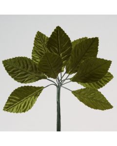 Green satin leaves – 144 Pack