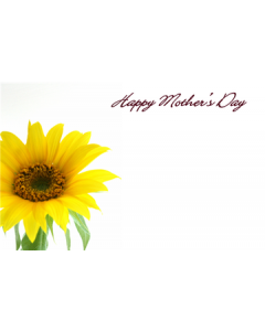 Mothers Day Sunflower Cardette