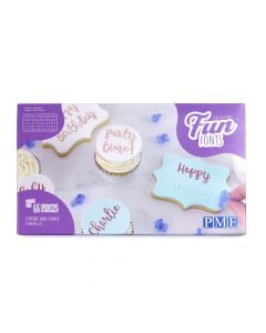 PME Fun Fonts Embossing Collection - For Cupcake & Cookies