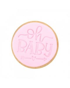 Sweet Stamp 'Oh Baby' Cookie/Cupcake Embosser