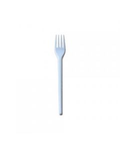 White Plastic Forks x 100