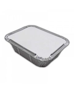 FOIL3085H - NO.1 Foil Container and Poly Lids x 50 Pack