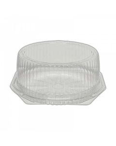Clear Plastic Hinged Cake Dome - 12" x 3.5" x 30