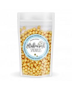 Make A Wish - Gold 4mm Pearl Sprinkle Mix (80g)