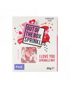 PME I Love You - Out The Box Sprinkle Mix - 60g 