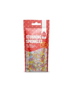 Cake Decor Bright Coloured Strands Sprinkles - 50g