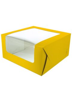 Brights Sunflower Cake Box - 10" X 5" (Single)
