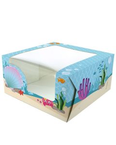Mermaid Cake Box - 10" X 5" (Single)