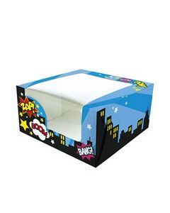 Superhero Cake Box - 10" X 5" (Single)