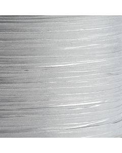 Silver Paper Raffia Ribbon 7mm x 100m