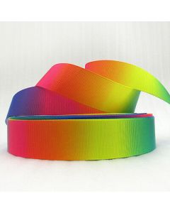 Rainbow Grosgrain Ribbon 