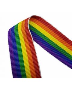 Rainbow Stripe Grosgrain Ribbon 