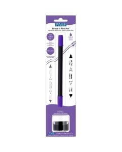 PME Brush N Fine Edible Ink Pen - Purple