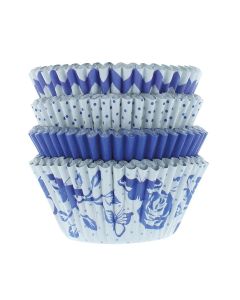 House Of Cake China Blue Cupcake Cases - Pack of 100 (Damaged box lid)