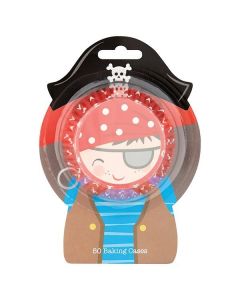Pirate Baking Cases - Pack Of 50