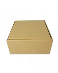 Biodegradable Deep Corrugated Brown Cake Box - 6" x 3"