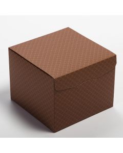 Geo Mocha – Hamper / Gift Box – 300x300x240mm (10 Pack)