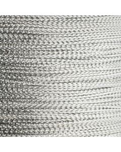Silver cord ribbon - 1mm x 100m
