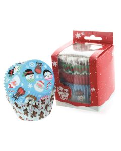 Baked With Love Christmas Friends Baking Cases - Pack Of 100