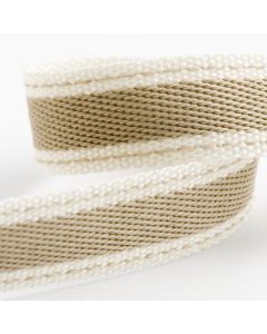 Natural Cotton Twill Ribbon - 15mm x 10M 
