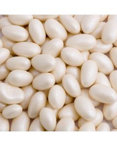 Ivory Pearlised Sugared Almonds – 1kg