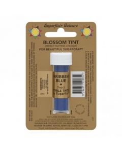 Sugarflair Blossom Tint Dust Caribbean Blue (7ml)