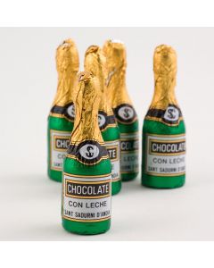 Foil Wrapped Chocolate Champagne Bottles – 60 Pack