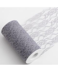 Silver lace on a roll – 15cm x 10m