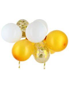 Balloon Cloud Cake Topper - Gold