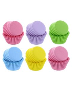 50593 Baked With Love Pastel Rainbow Baking Cases (300 Pack)
