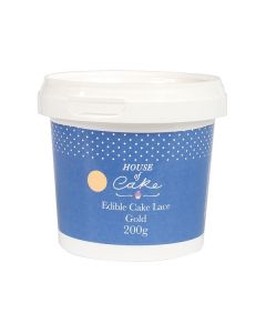 House of Cake Edible Lace Mix - Gold 200g