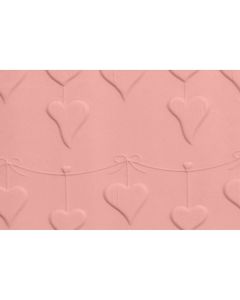 FMM Embossed Rolling Pin - Heart Bunting