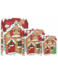 Gingerbread House xl Gift Bag
