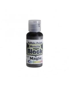 Magic Colours Edible Metallic Paint - Black 32g