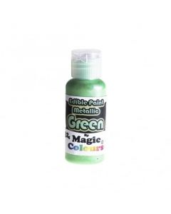 Magic Colours Edible Metallic Paint - Green 32g