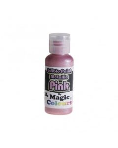 Magic Colours Edible Metallic Paint - Pink 32g