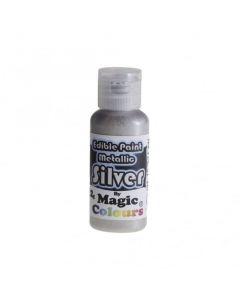 Magic Colours Edible Metallic Paint - Silver 32g