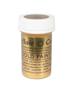 Sugarflair Edible Paint - Gold 20g