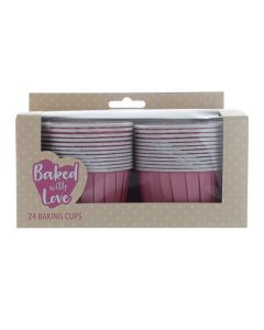 Baking Cup Cases Pink - pack of 24
