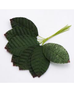 Rose Corsage Leaf Green – 30 Pack