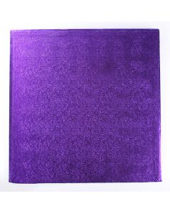 12" (304mm) Cake Board Square Purple